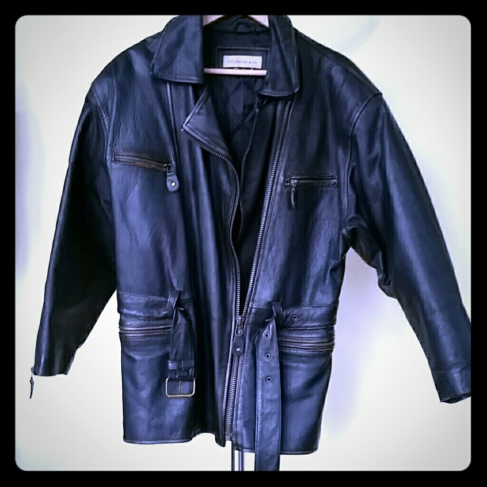 Colebrook & Co men's leather jacket.